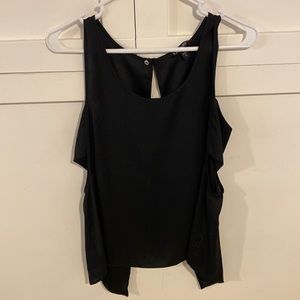Express Sheer Black Top